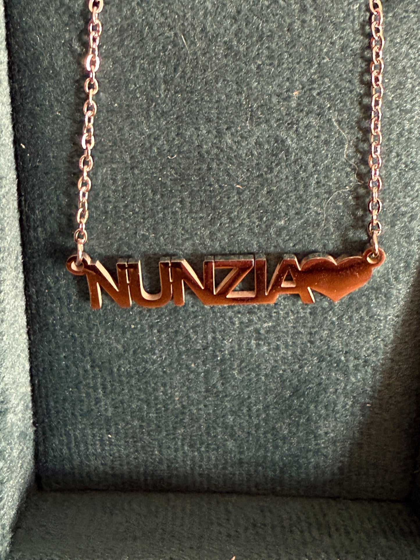 Collana Donna Personalizzata con Nome in Acciaio 45cm – Elegante con Cuore