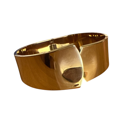 Bracciale Donna Shelly Rigido Acciaio Inox Bicolore Argento Oro Minimal