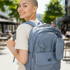 Nuovo Enrico Coveri World Zaino Azzurro con Pochette Multitasche Unisex Scuola