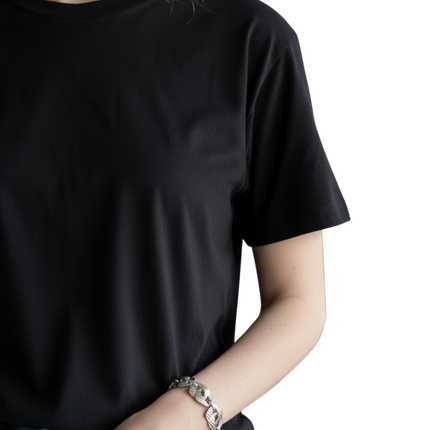 Bracciale Donna Maglie Geometriche Silver – Regolabile e Leggero