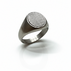 Anello Uomo 2Jewels Chevalier Acciaio Satinato Rigato Misure 27, 25, 23