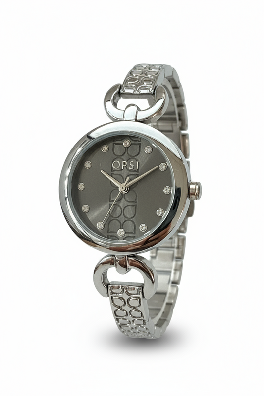 Orologio Donna OpsObjects Tondo Acciaio | Quadrante Grigio o Silver