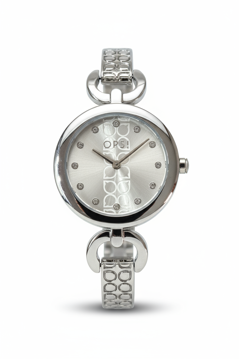 Orologio Donna OpsObjects Tondo Acciaio | Quadrante Grigio o Silver
