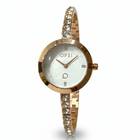Orologio Donna OpsObjects Bracciale Rigido Cristalli Oro Rosa Quarzo OPSPW974