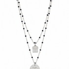 Collana Donna 10 Buoni Propositi Acciaio Doppio Filo Regalo Più Bello