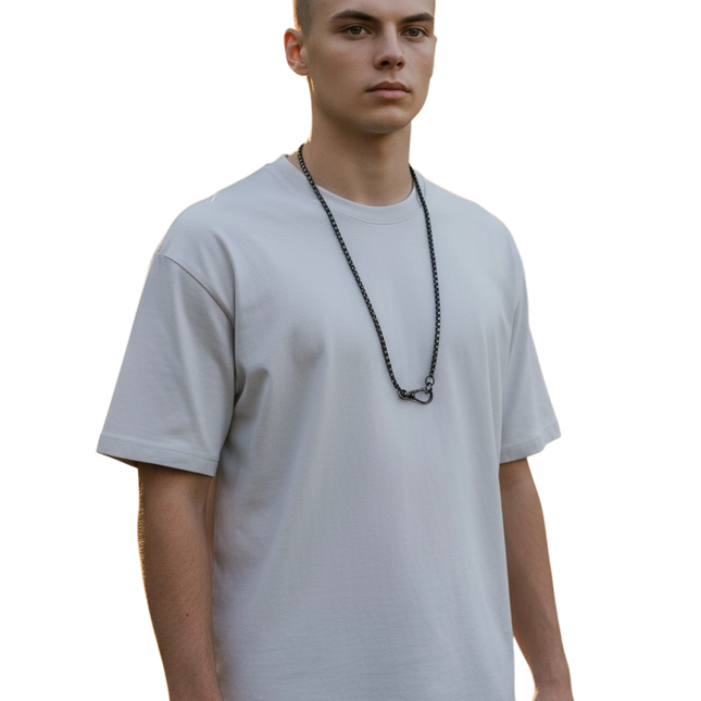 Collana Uomo 2Jewels Acciaio 316L Moschettone Ipoallergenica Effetto Vissuto