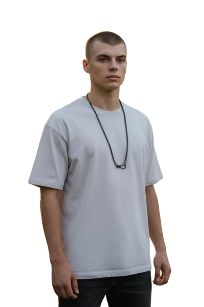 Collana Uomo Acciaio 316L Ipoallergenica con Moschettone — Effetto Vissuto Urban