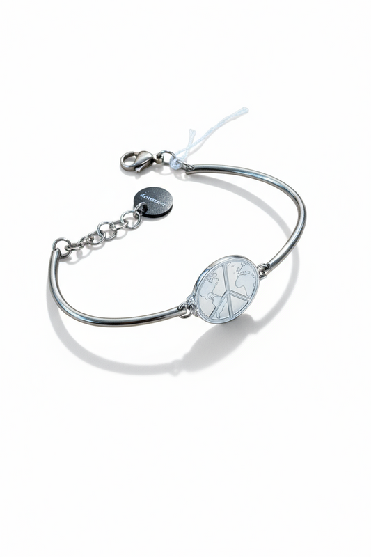 Bracciale Brosway Chakra BHK269 Pace in acciaio 316L con smalto bianco