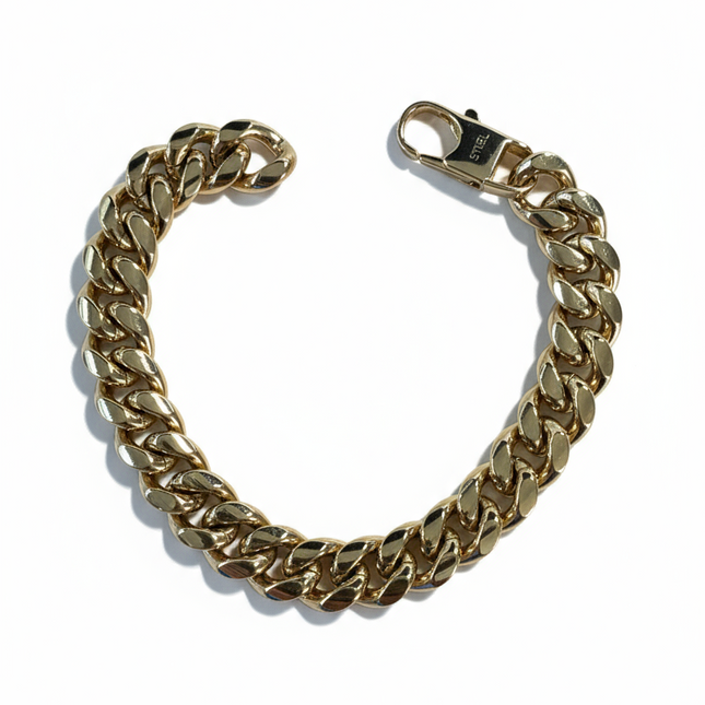 Bracciale Uomo Catena Cubana BIG Acciaio Inox  316L Massiccio