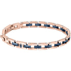 Bracciale Uomo Maserati JM422ATZ15 Acciaio 316L Ceramica Blu Bicolore