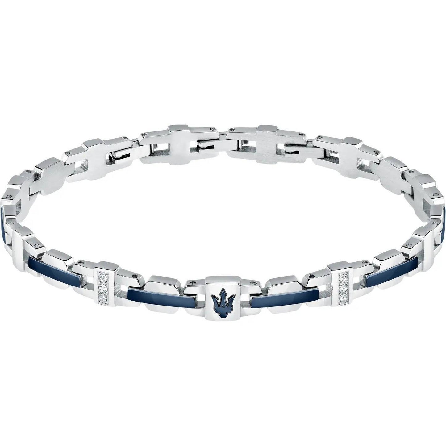 BRACCIALE BRACCIALETTO UOMO ACCIAIO MASERATI UOMO