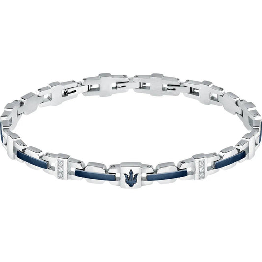 BRACCIALE BRACCIALETTO UOMO ACCIAIO MASERATI UOMO