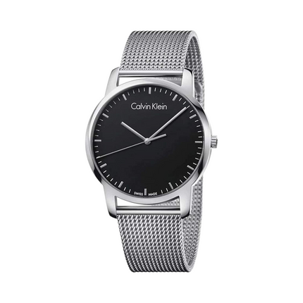 Orologio Uomo Calvin Klein K2G2G121 Acciaio Maglia Milano Nero 45mm