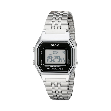 Casio LA680WEA-1EF Orologio Digitale Donna Acciaio Vintage Illuminator