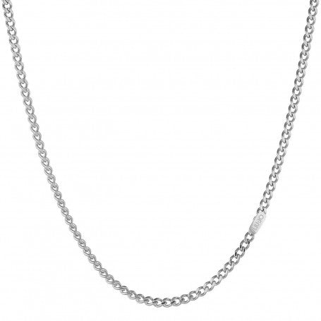LiuJo Collana In Acciaio A Catena Unisex Con Logo Lj1805