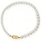 Girocollo Donna Liu Jo LJ2235 Perle Sintetiche Acciaio IP Gold 45cm