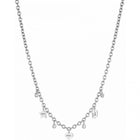 Collana Donna Liu Jo LJ1648 Acciaio Argento Ciondoli Cristalli 40cm