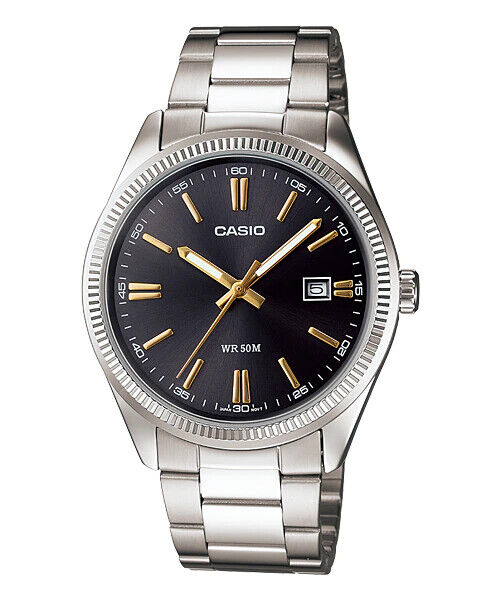 Casio Orologio Analogico Al Quarzo In Acciaio Da Uomo MTP-1302D-1A2VDF