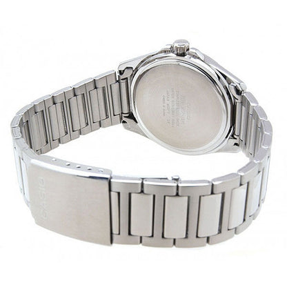 Orologio Casio  MTP-1370D-1A2 Analogico Da Uomo Acciaio Inox WR50M day-date
