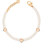 Bracciale Donna OpsObjects OPSBR-779 Acciaio Oro Rosa Sfere Cuori