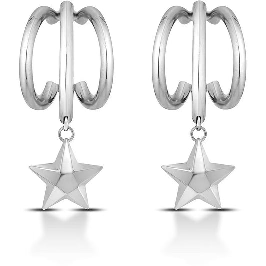 Orecchini donna gioielli OPSOBJECTS Clip OPSOR-620 Pendente Stella