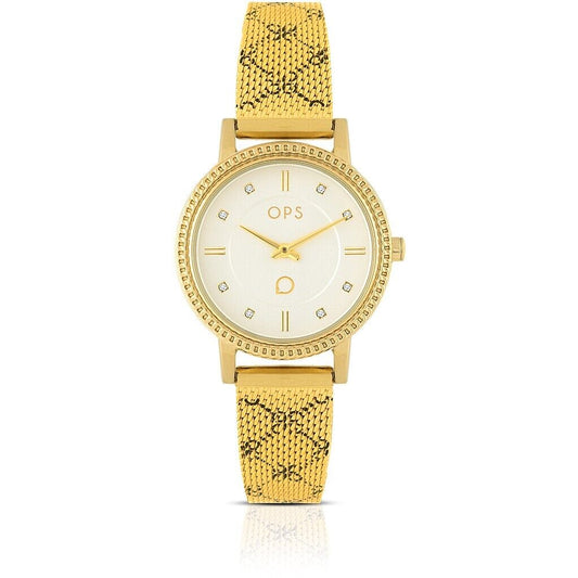 OpsObjects Orologio Al Quarzo Per Donna In Acciaio Colore Oro OPSPW882