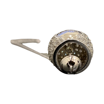 Collana Donna Amen CLPBZBB Argento 925 Girocollo Campanella Zirconi 40g