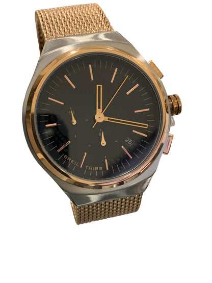 Breil Tribe Orologio Cronografo In Acciaio Rosa Maglia Milano EW0533