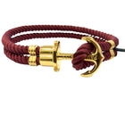 Bracciale Uomo Paul Hewitt Ottone Plastica Riciclata Bordeaux 21cm