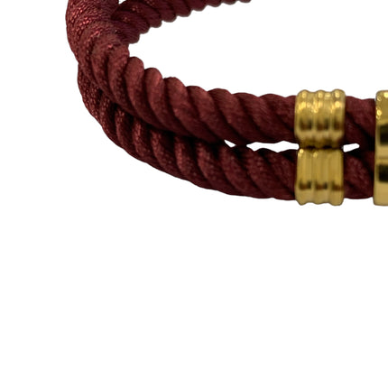 Bracciale Uomo Paul Hewitt Ottone Plastica Riciclata Bordeaux 21cm
