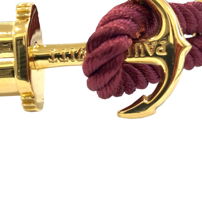Bracciale Uomo Paul Hewitt Ottone Plastica Riciclata Bordeaux 21cm