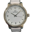 Orologio Donna Superga Bianco Acciaio Cinturino Tessuto Quarzo