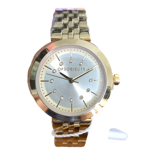 OpsObjects Orologio Al Quarzo Per Donna In Acciaio Dorato Opspw800