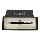 Penna Sfera Pierre Cardin Metallo Nero Logo Elegante Professionale Rotazione