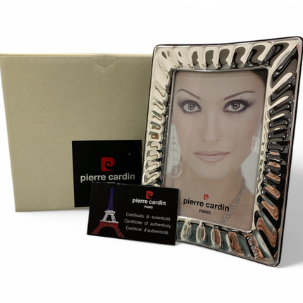 Cornice in Argento Pierre Cardin – Modello PILE' Foto 9 x 13 cm
