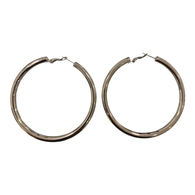 Orecchini a Cerchio Donna in Metallo Lucido – Stile Minimal Chic