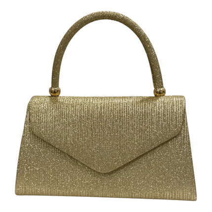 Borsa da Cerimonia Donna Glitterata a Mano - Elegante Oro e Argento