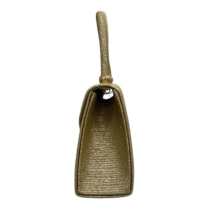 Borsa da Cerimonia Donna Glitterata a Mano - Elegante Oro e Argento