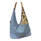 Borsa Donna a Spalla  Tessuto Fantasia Interno Floreale Stile Casual