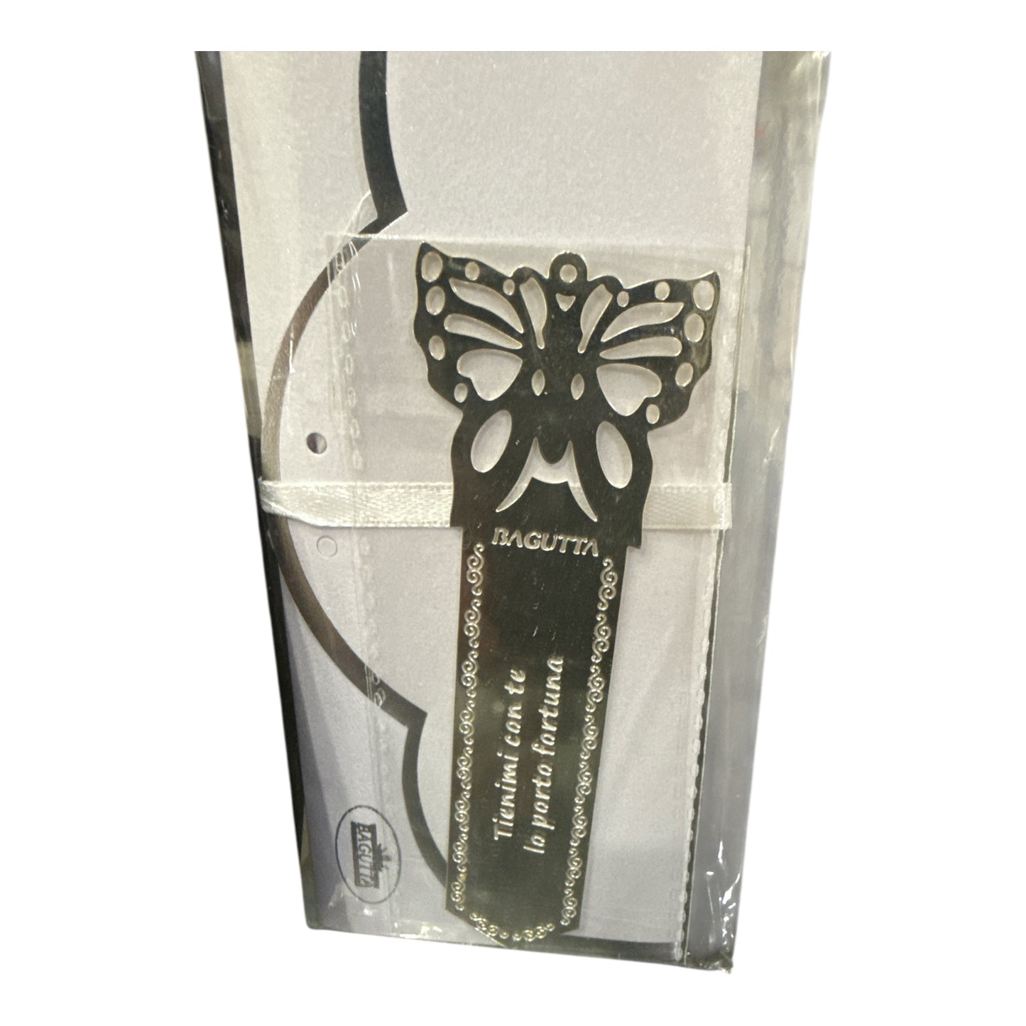 Segnalibro Bagutta in metallo argentato portafortuna – Gufo, Albero, Cuore, Farfalla, Arabesco – idea regalo
