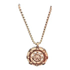 Collana Uomo Ciondolo Rosa dei Venti in Acciaio Inox con Catena – Vintage Steampunk