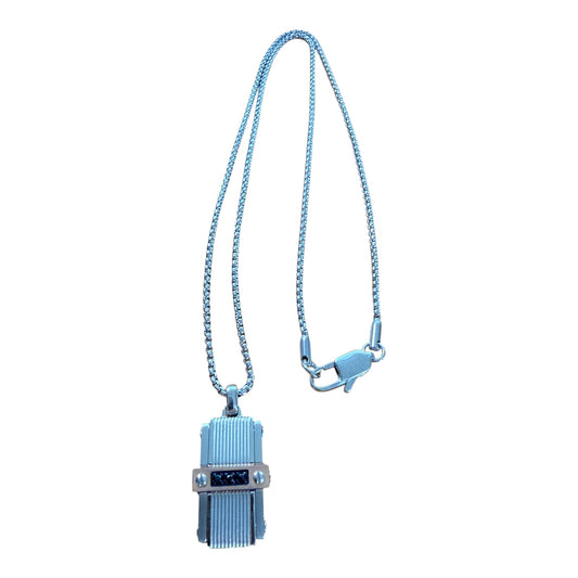 Collana Uomo 2Jewels in Acciaio con Dettagli Blu 50cm – Modello 251728