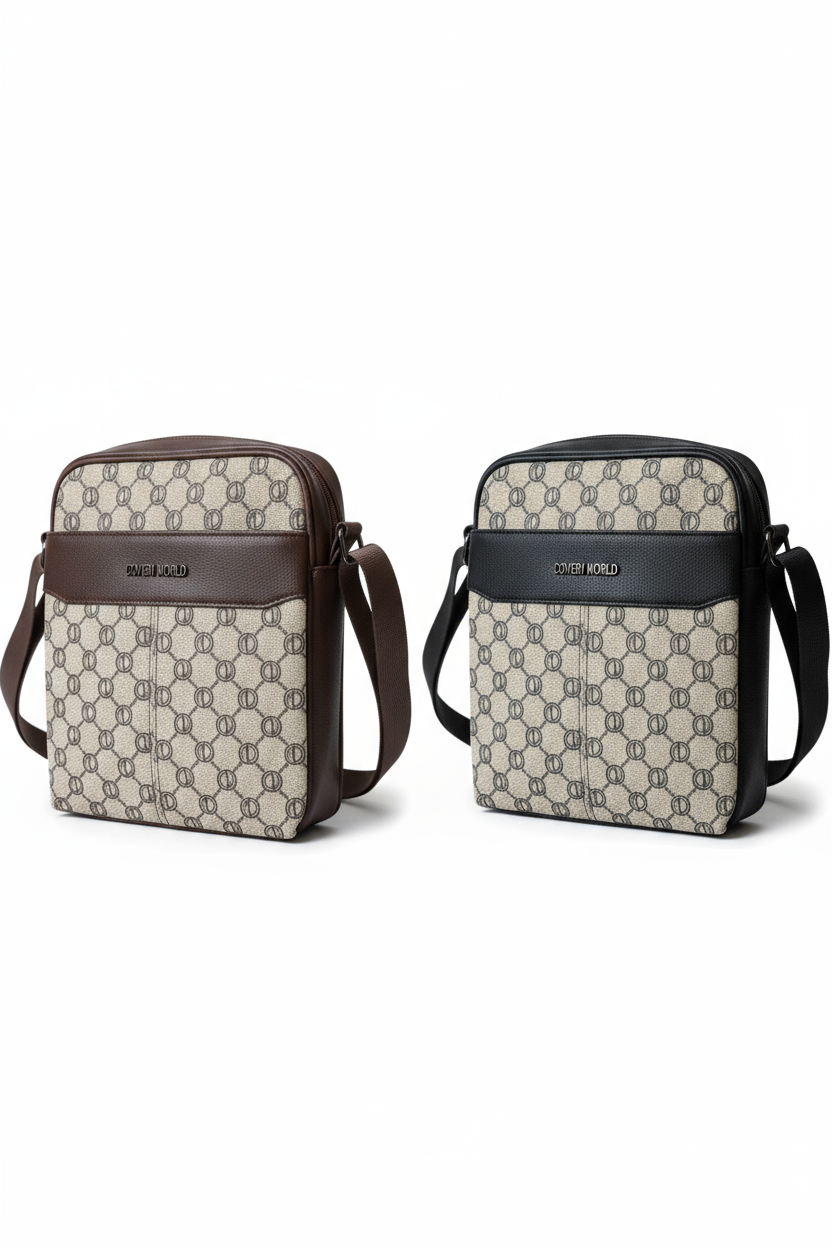 Nuova Coveri World Borsello Borsa Tracolla Uomo Monogram Tasche 2 Colori