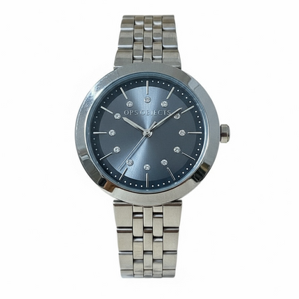 Orologio Donna OpsObjects Acciaio Cristalli Bianchi Quarzo OPSPW799