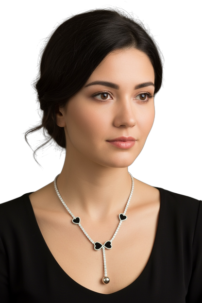 Collana Tennis Donna in Rame con Zirconi Brillanti - Eleganza Classica