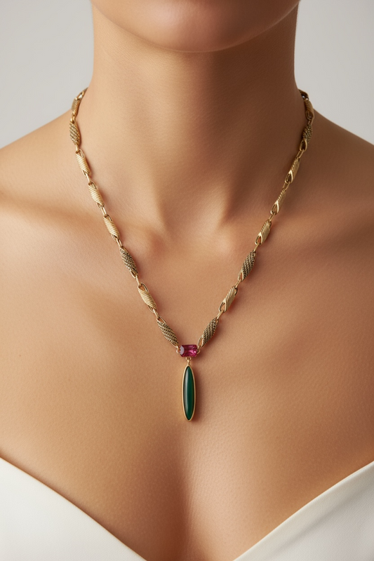 NUOVO Shelly Collana Donna Acciaio Elegante Ipoallergenica