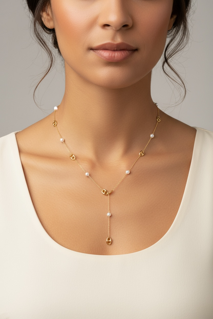 NUOVO Collana Donna Acciaio 316L Anallergico Design Moderno Elegante