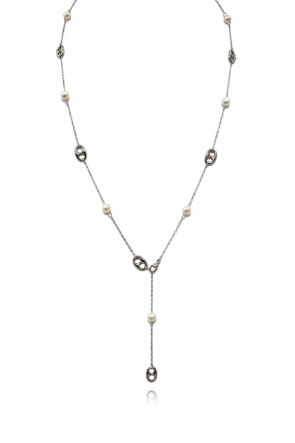 NUOVO Collana Donna Acciaio 316L Anallergico Design Moderno Elegante