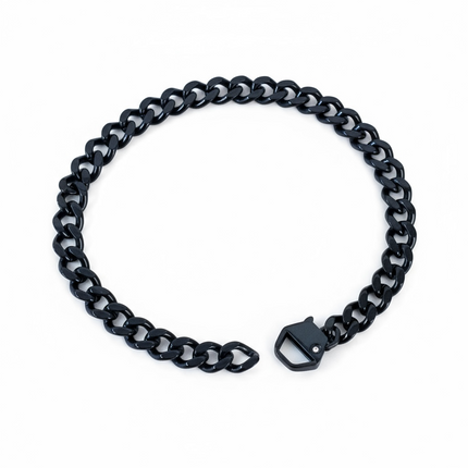 Bracciale Uomo Acciaio Catena Groumette Nero Bikkembergs 21cm SKIB04BB