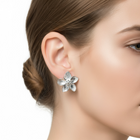 Orecchini Donna Shelly Fiore Stud Acciaio Inox Anallergici Gold Silver